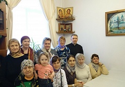 Окончание учебного года в Воскресной школе для взрослых.