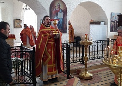 Литургия в Емецке Литургия в Емецке