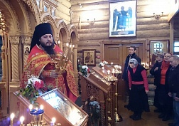  Игумен Варлаам (Дульский) посетил подворье обители в Санкт-Петербурге.