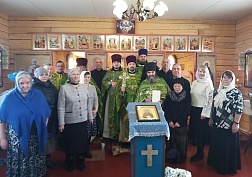 Литургия на родине преподобного Антония