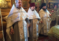 Визит игумена Варлаама (Дульского) на подворье.