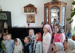 Окончание учебного года в детской воскресной школе.